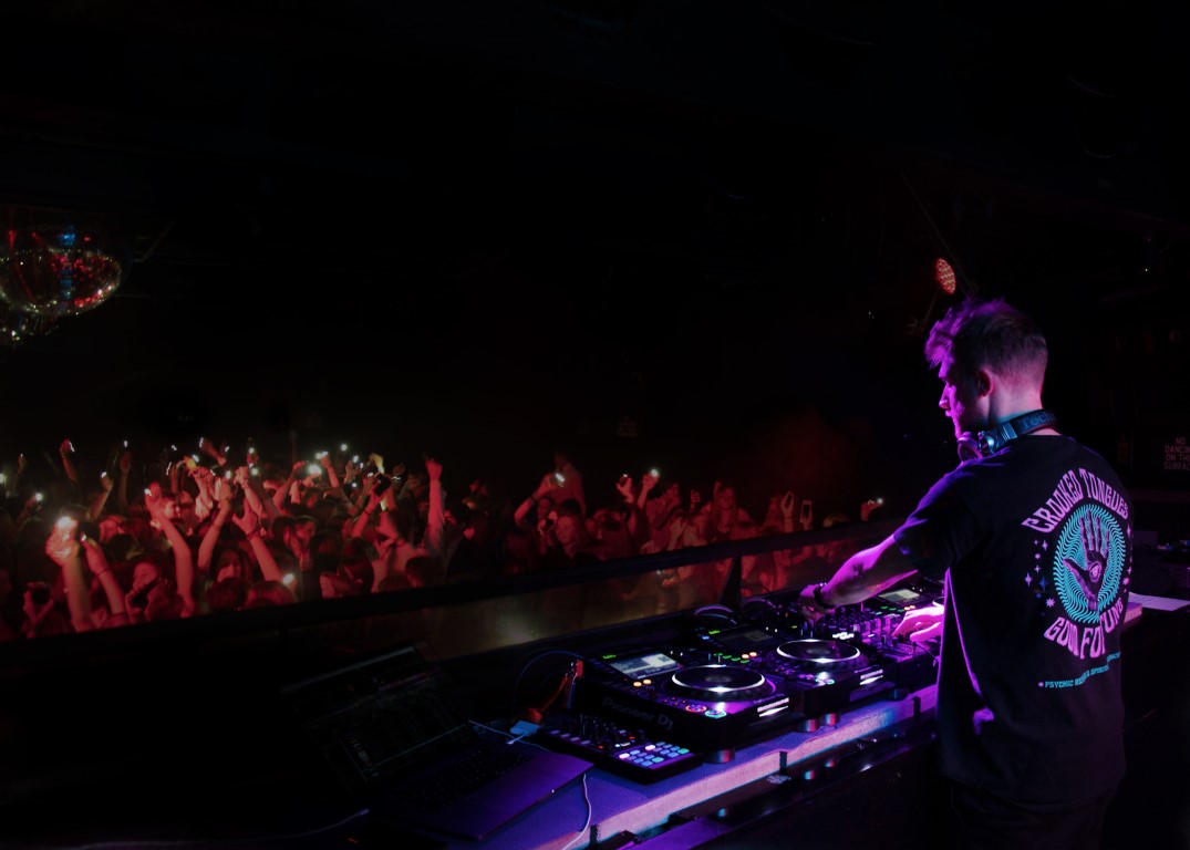 DJ AJ performing live