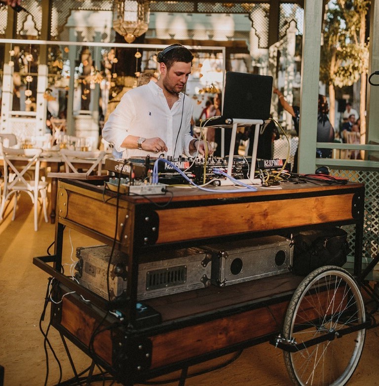 DJ Dom performing live